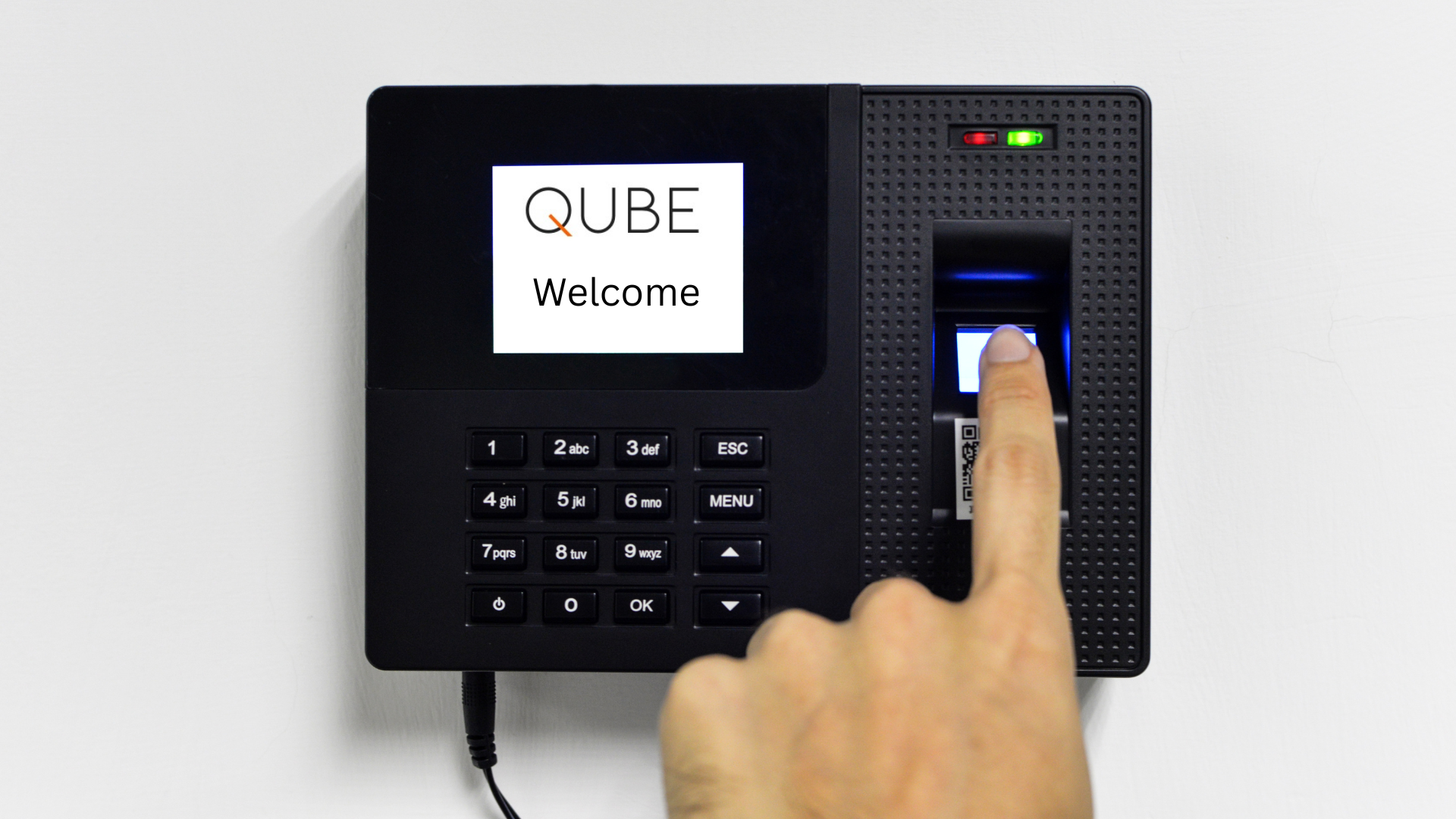 Fingerprint Recognition Device on a Wall