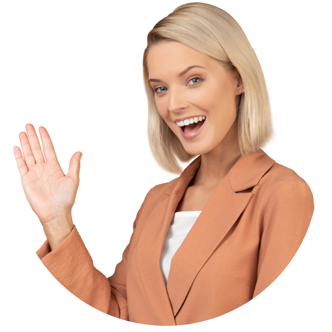 Woman Waving