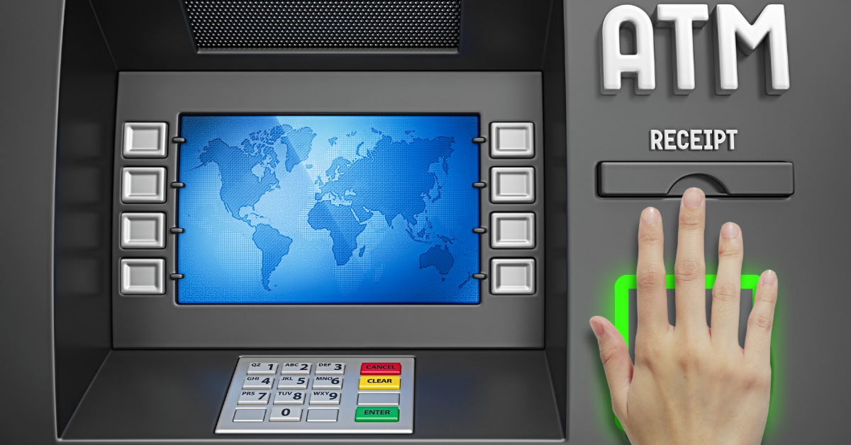 Palm Vein Banking ATM with Palm Scanner
