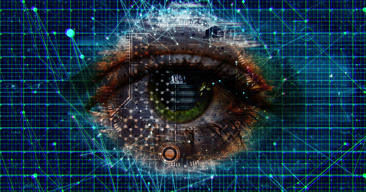 Decorative image of an eye to represent Iris Recognition